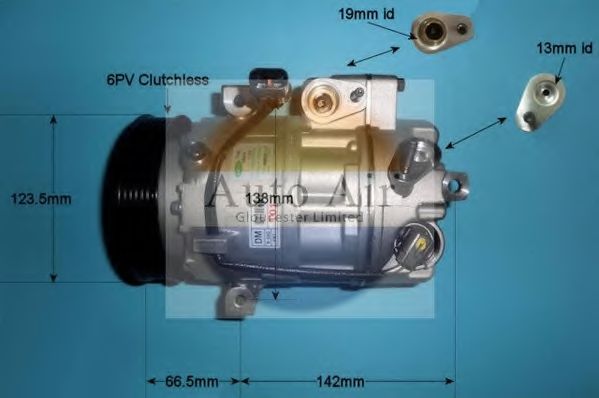 Компрессор, кондиционер AUTO AIR GLOUCESTER 14-1515
