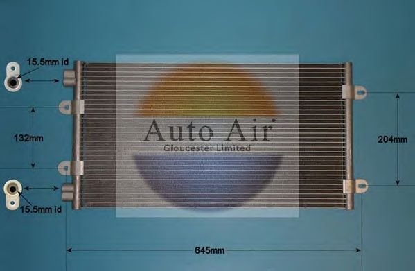 Конденсатор, кондиционер AUTO AIR GLOUCESTER 16-1120
