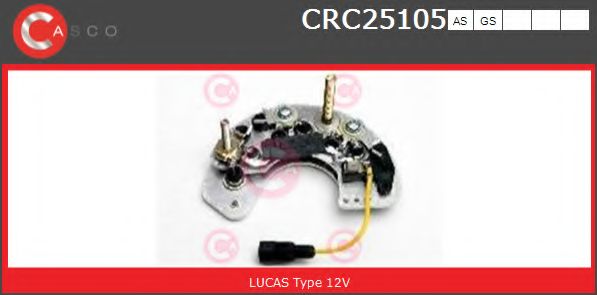 Выпрямитель, генератор CASCO CRC25105AS