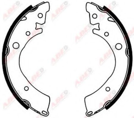 Комплект тормозных колодок TEXTAR 0396