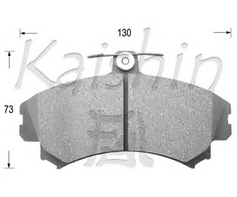 Комплект тормозных колодок, дисковый тормоз KAISHIN FK6090