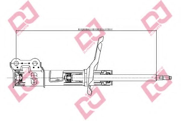 Амортизатор DJ PARTS DS1732GS