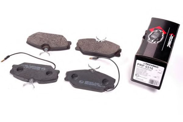 Комплект тормозных колодок, дисковый тормоз PROTECHNIC PRP0316