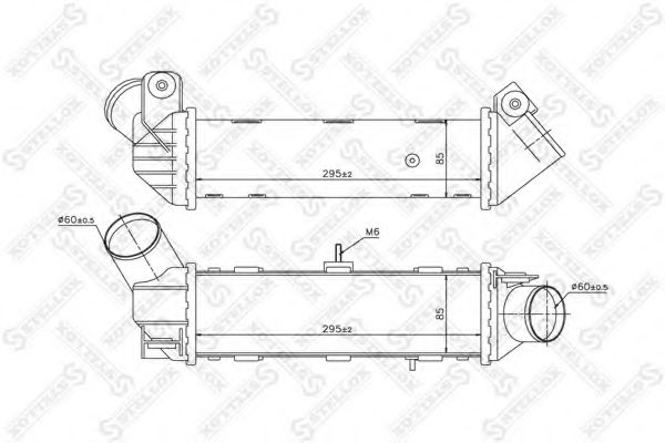 Интеркулер STELLOX 10-40073-SX