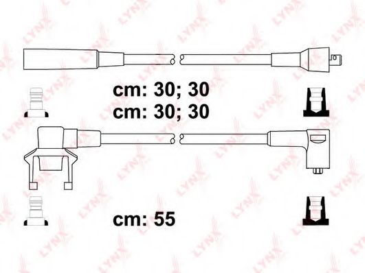 Комплект проводов зажигания LYNXauto SPC7808