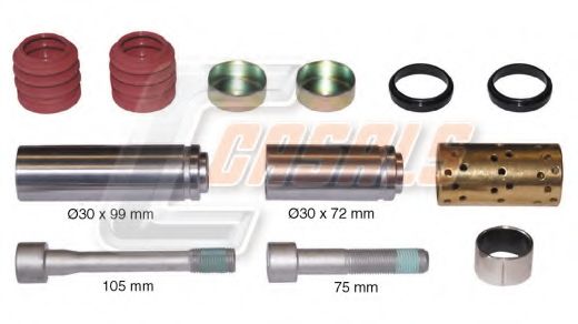 Ремкомплект, тормозной суппорт CASALS MD639