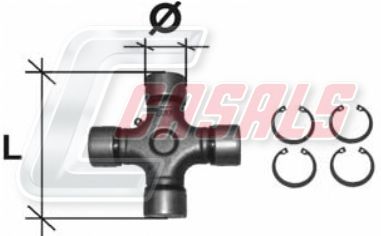 Шарнир, продольный вал CASALS CR03