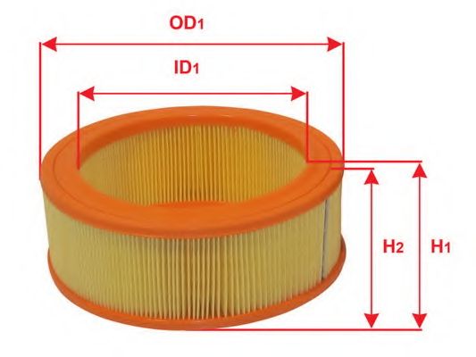 Воздушный фильтр SAKURA  Automotive A-1920