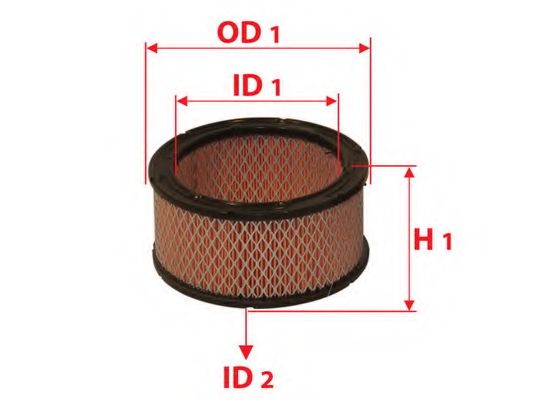 Воздушный фильтр SAKURA  Automotive A5026