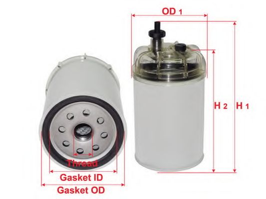 Топливный фильтр SAKURA  Automotive SFC-2602-30B