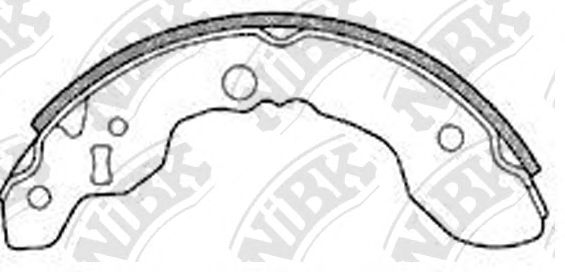 Комплект тормозных колодок NiBK FN9943