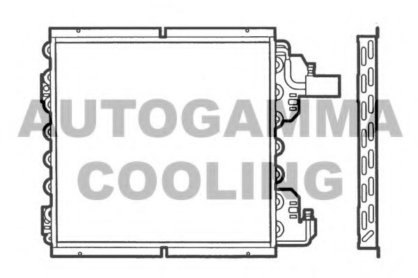 Конденсатор, кондиционер AUTOGAMMA 101790