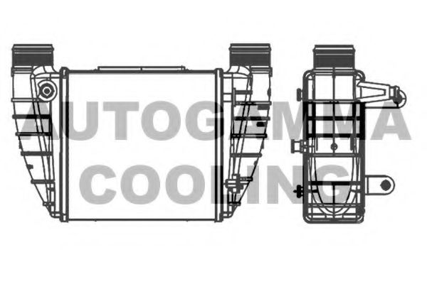 Интеркулер AUTOGAMMA 105886