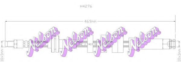 Тормозной шланг Brovex-Nelson H4276