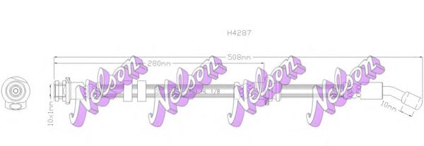 Тормозной шланг Brovex-Nelson H4287