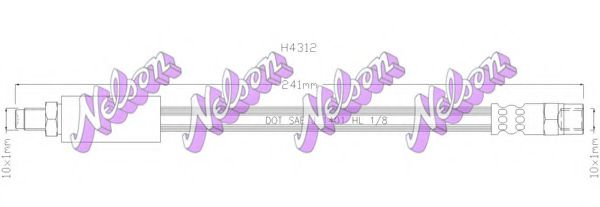 Тормозной шланг Brovex-Nelson H4312