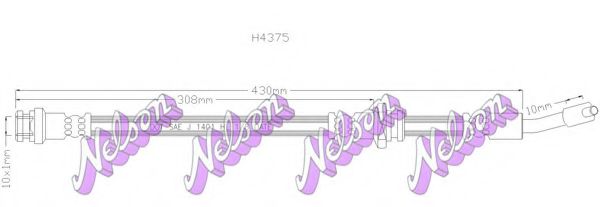 Тормозной шланг Brovex-Nelson H4375