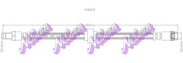 Тормозной шланг Brovex-Nelson H4419