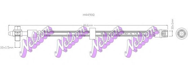 Тормозной шланг Brovex-Nelson H4490Q