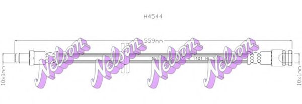 Тормозной шланг Brovex-Nelson H4544