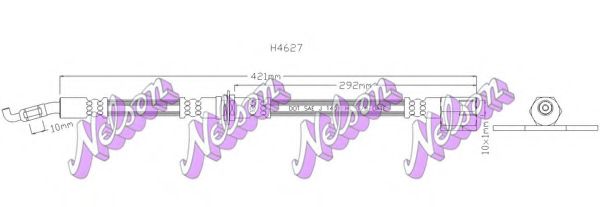 Тормозной шланг Brovex-Nelson H4627