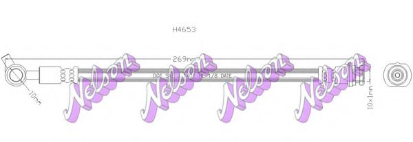 Тормозной шланг Brovex-Nelson H4653