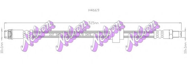 Тормозной шланг Brovex-Nelson H4669