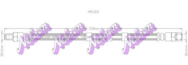 Тормозной шланг Brovex-Nelson H5322