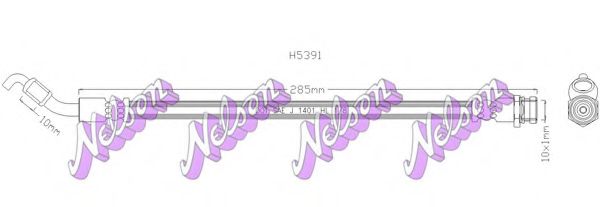 Тормозной шланг Brovex-Nelson H5391