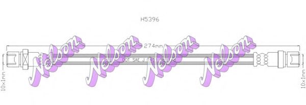 Тормозной шланг Brovex-Nelson H5396