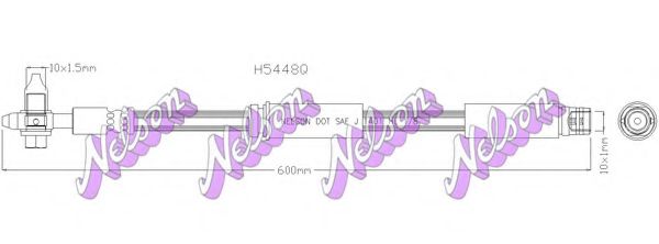 Тормозной шланг Brovex-Nelson H5448Q