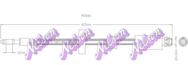 Тормозной шланг Brovex-Nelson H5661