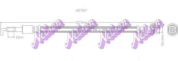 Тормозной шланг Brovex-Nelson H5787
