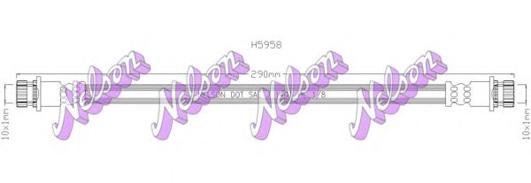 Тормозной шланг Brovex-Nelson H5958