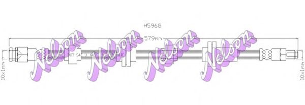 Тормозной шланг Brovex-Nelson H5968
