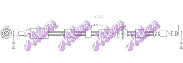 Тормозной шланг Brovex-Nelson H6026