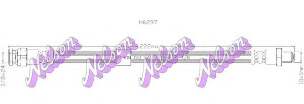 Тормозной шланг Brovex-Nelson H6297