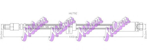 Тормозной шланг Brovex-Nelson H6792