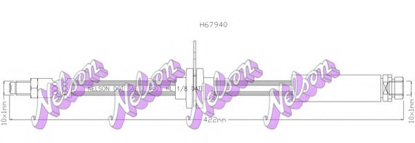 Тормозной шланг Brovex-Nelson H6794Q