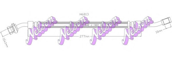 Тормозной шланг Brovex-Nelson H6813