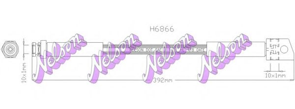 Тормозной шланг Brovex-Nelson H6866