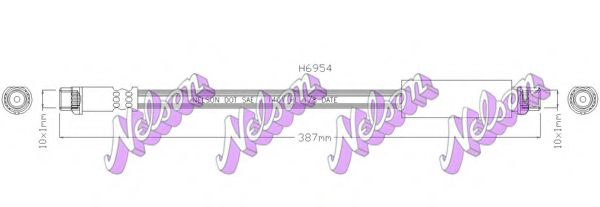 Тормозной шланг Brovex-Nelson H6954