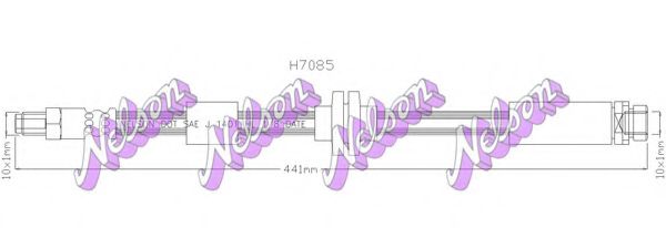 Тормозной шланг Brovex-Nelson H7085