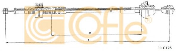 Тросик газа COFLE 11.0126