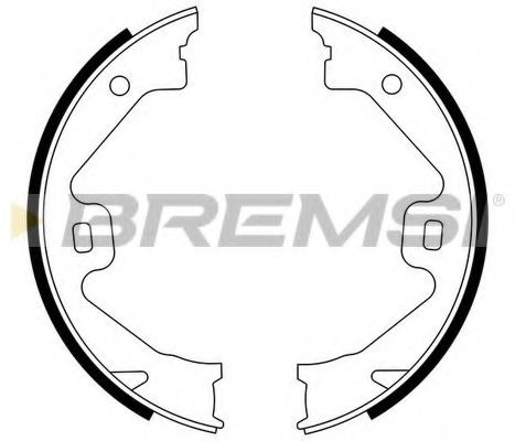 Комплект тормозных колодок, стояночная тормозная система HP (ZEBRA) 1784