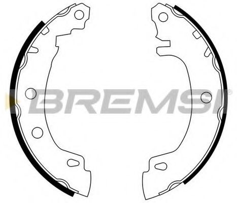 Комплект тормозных колодок BREMSI GF0405