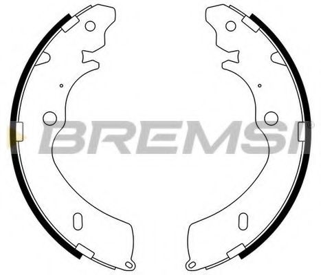 Комплект тормозных колодок BREMSI GF0756