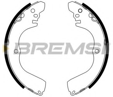Комплект тормозных колодок BREMSI GF0827
