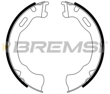 Комплект тормозных колодок BREMSI GF4791