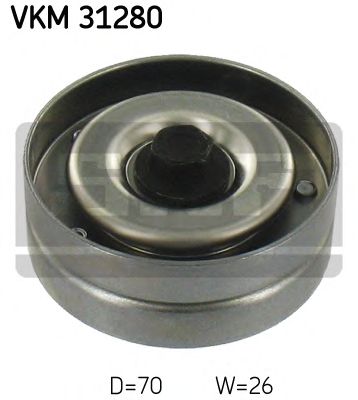 Паразитный / ведущий ролик, поликлиновой ремень SKF VKM 31280
